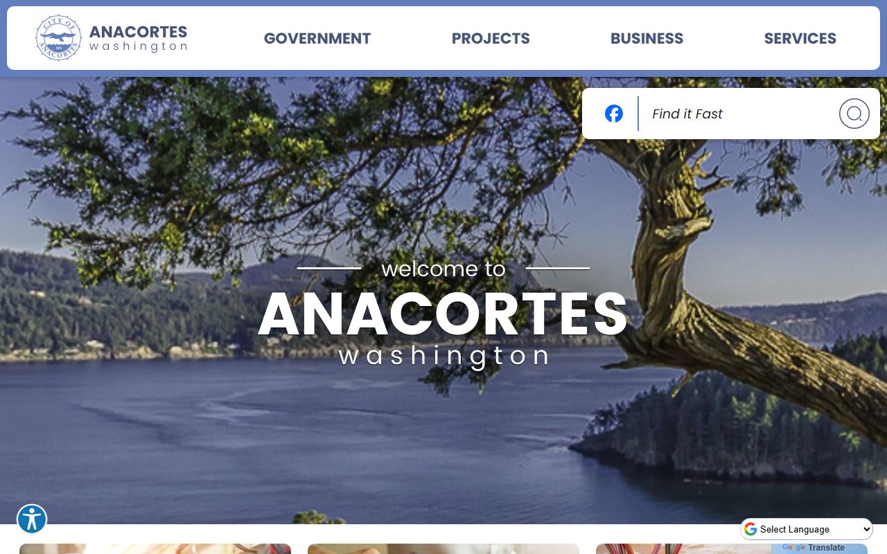 Anacortes white pages city homepage