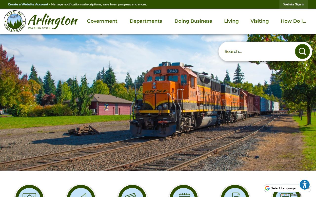 Arlington white pages city homepage