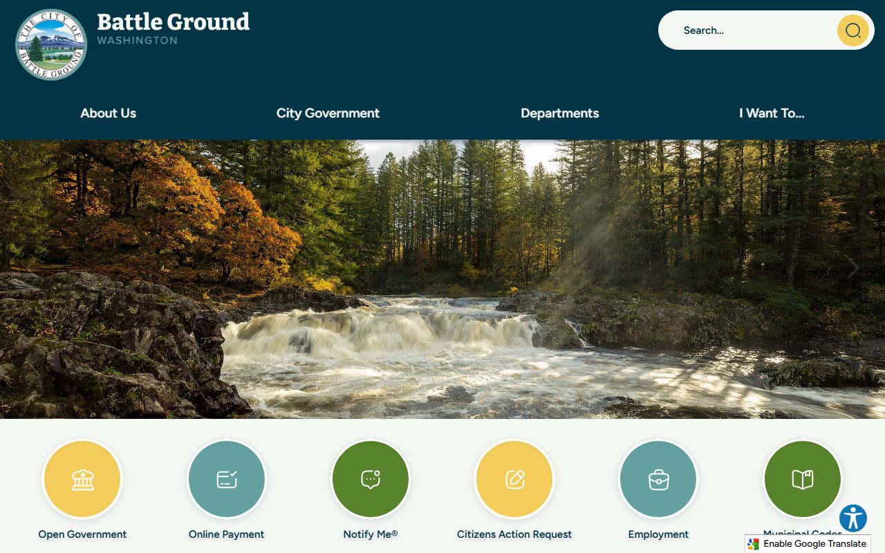 Battle Ground white pages city homepage