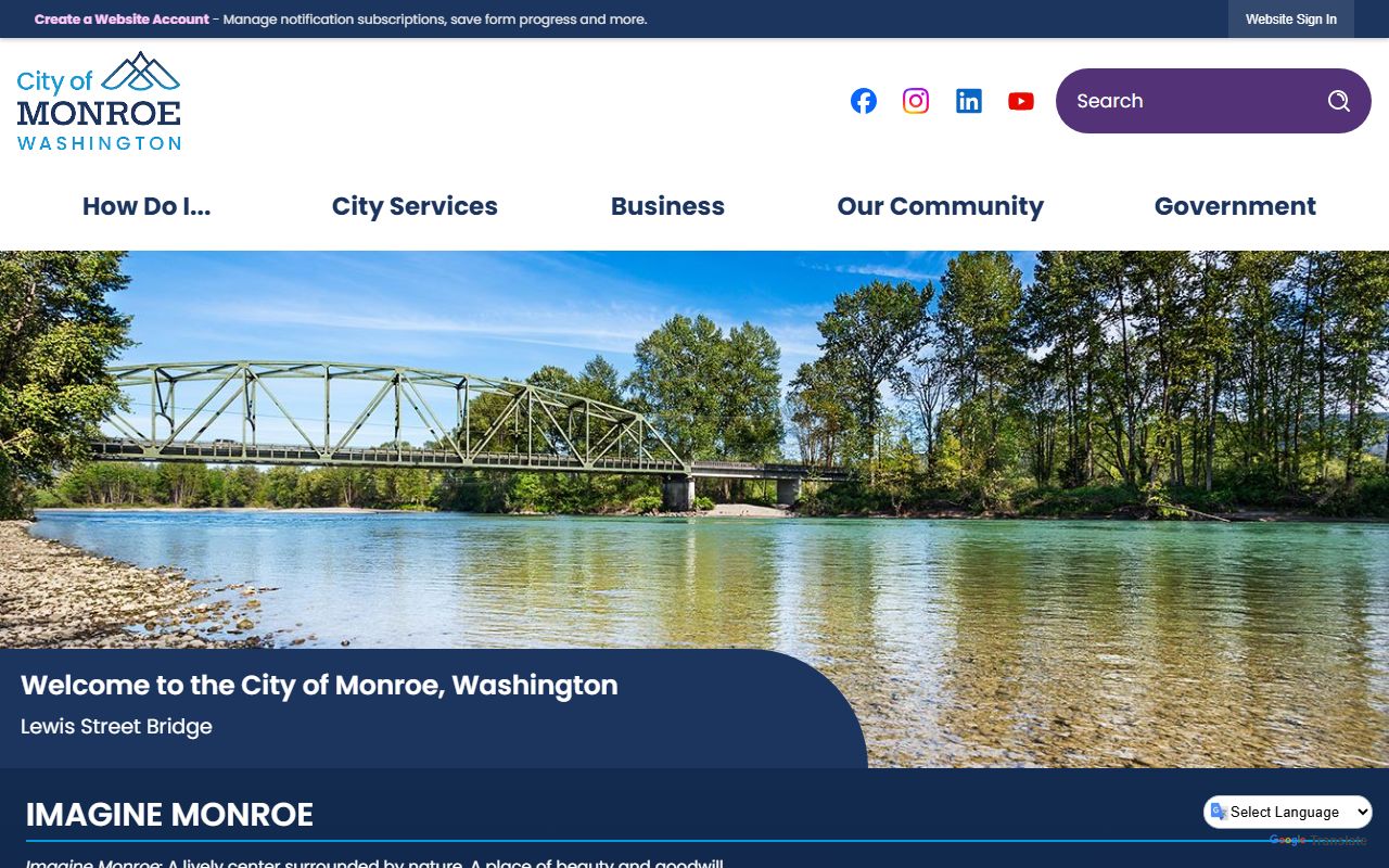 Monroe white pages city homepage