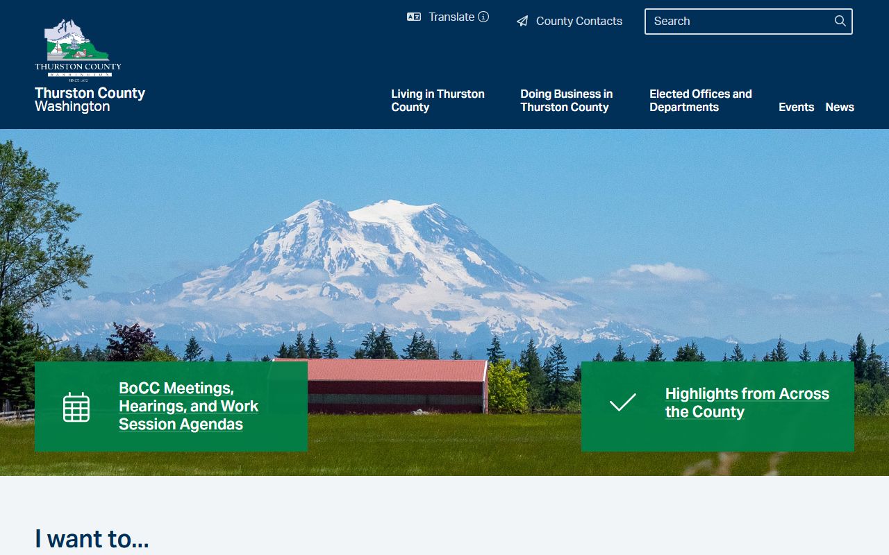 thurston county white pages homepage directory