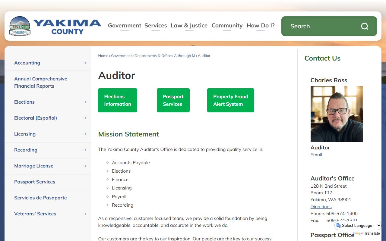 yakima county white pages auditor records search